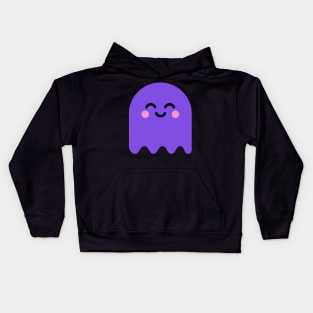 Cute Ghost Purple Kids Hoodie